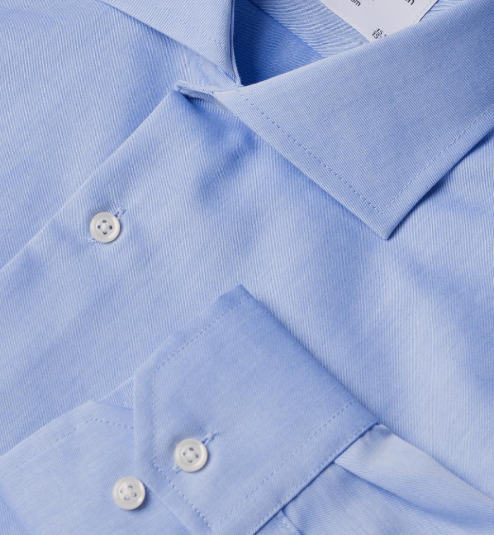 Seven Seas Skjorter ss8-lyseblå_S - Bygholm Menswear